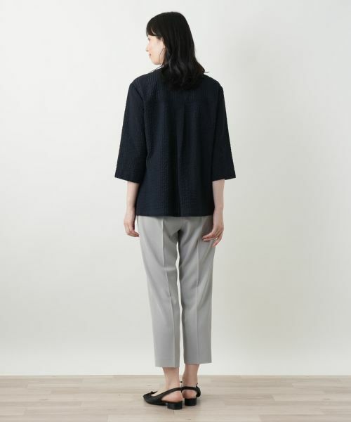 Leilian / レリアン テーラードジャケット | ノーカラージャケット【Leilian WHITE LABEL】 | 詳細3