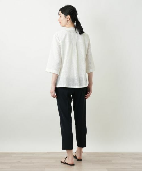 Leilian / レリアン テーラードジャケット | ノーカラージャケット【Leilian WHITE LABEL】 | 詳細6