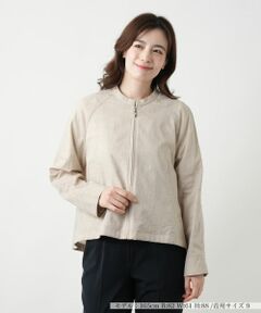 Leilian / レリアン その他アウター | スタンドカラージップジャケット【Leilian WHITE LABEL】