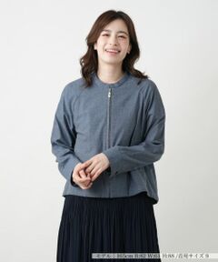 Leilian / レリアン その他アウター | スタンドカラージップジャケット【Leilian WHITE LABEL】