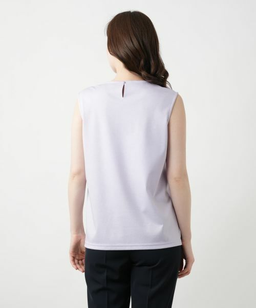 Leilian / レリアン カットソー | 刺繍ノースリーブカットソー【Leilian WHITE LABEL】 | 詳細15