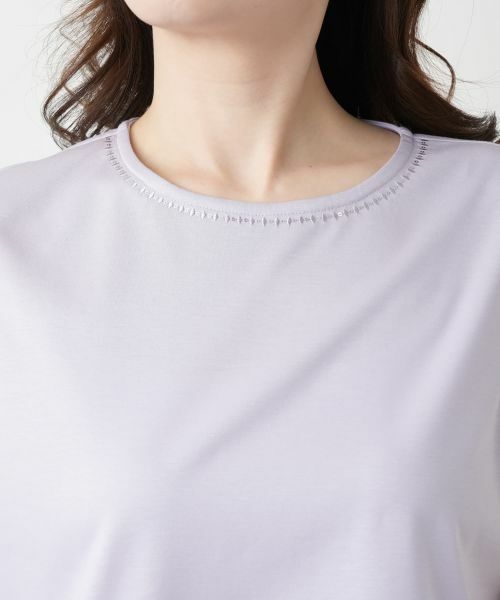 Leilian / レリアン カットソー | 刺繍ノースリーブカットソー【Leilian WHITE LABEL】 | 詳細16