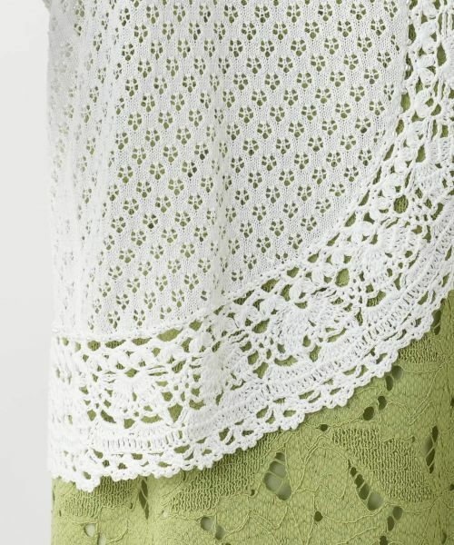 Leilian / レリアン カーディガン・ボレロ | かぎ編みレースカーディガン【Leilian WHITE LABEL】 | 詳細16