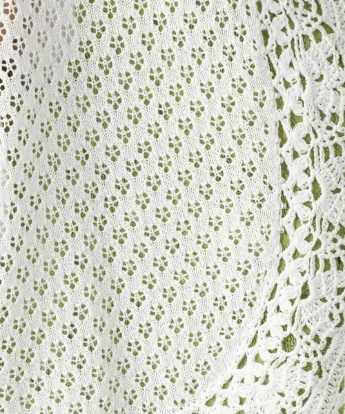 Leilian / レリアン カーディガン・ボレロ | かぎ編みレースカーディガン【Leilian WHITE LABEL】 | 詳細18