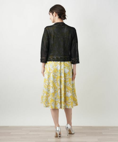 Leilian / レリアン カーディガン・ボレロ | かぎ編みレースカーディガン【Leilian WHITE LABEL】 | 詳細6