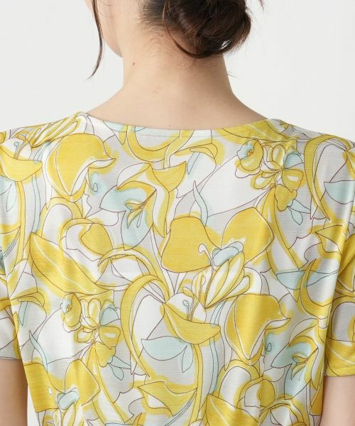 Leilian / レリアン ドレス | フラワープリントフレアワンピース【Leilian WHITE LABEL】 | 詳細12