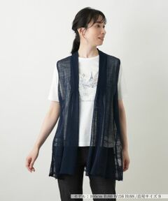 Leilian / レリアン テーラードジャケット | シアーフレアベスト【Leilian WHITE LABEL】