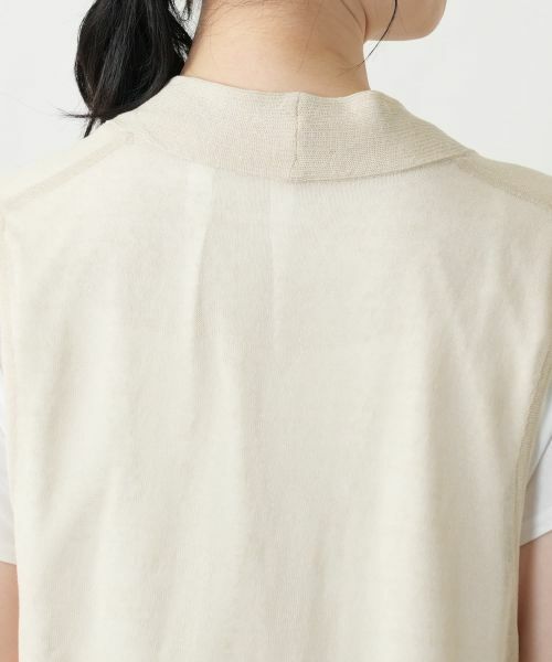 Leilian / レリアン テーラードジャケット | シアーフレアベスト【Leilian WHITE LABEL】 | 詳細14