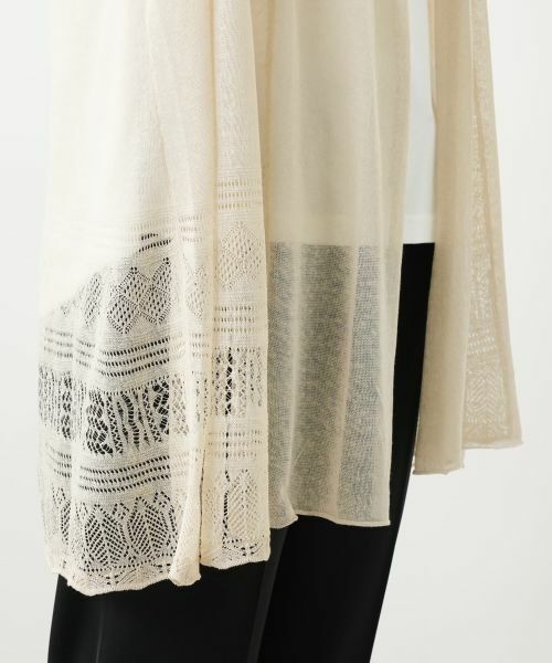 Leilian / レリアン テーラードジャケット | シアーフレアベスト【Leilian WHITE LABEL】 | 詳細16