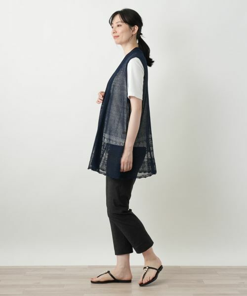 Leilian / レリアン テーラードジャケット | シアーフレアベスト【Leilian WHITE LABEL】 | 詳細2