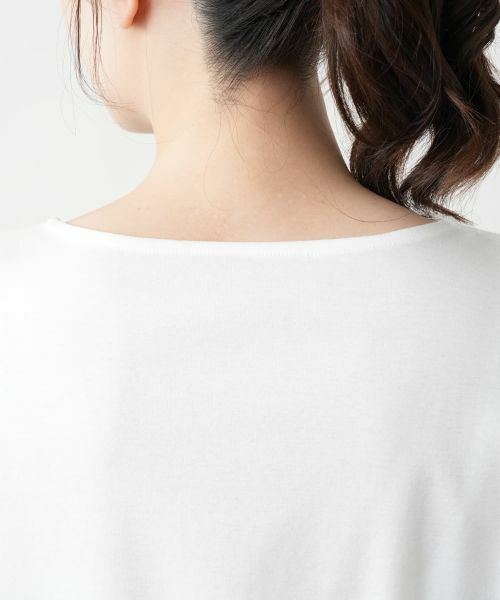 Leilian / レリアン カットソー | フラワー刺繍Tシャツ【Leilian WHITE LABEL】 | 詳細11