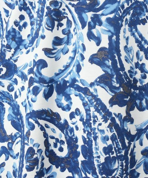 Leilian / レリアン カットソー | ペイズリー柄プリントカットソー【Leilian WHITE LABEL】 | 詳細17