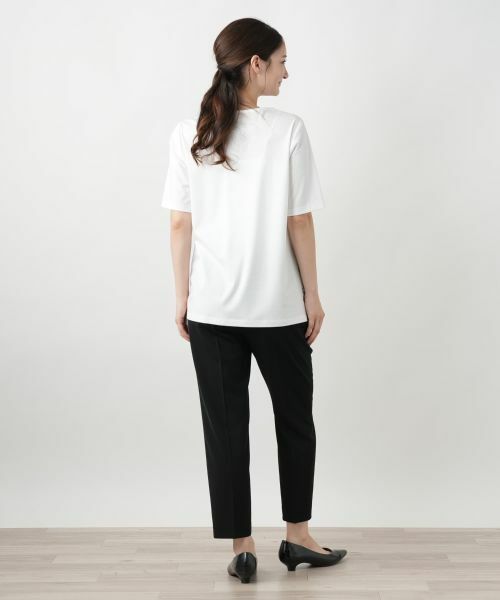 Leilian / レリアン カットソー | ペイズリー柄プリントカットソー【Leilian WHITE LABEL】 | 詳細3