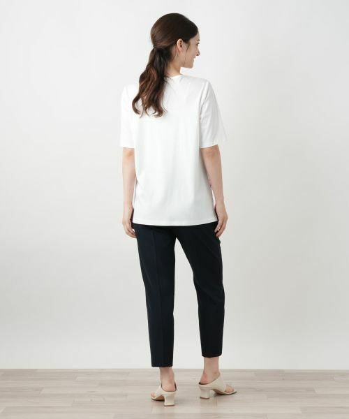 Leilian / レリアン カットソー | ペイズリー柄プリントカットソー【Leilian WHITE LABEL】 | 詳細6