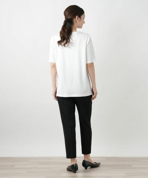 Leilian / レリアン カットソー | ペイズリー柄プリントカットソー【Leilian WHITE LABEL】 | 詳細9