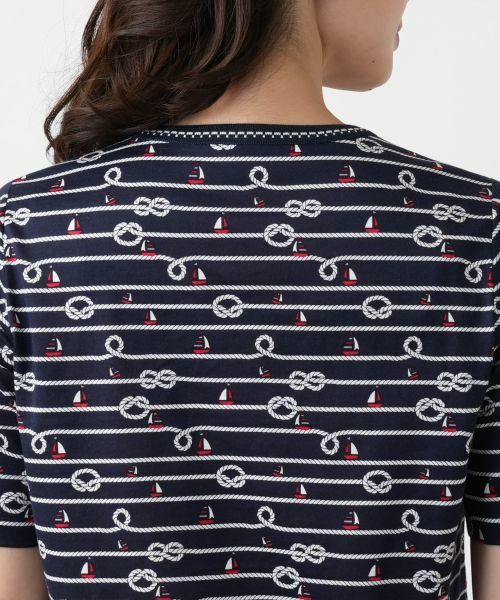 Leilian / レリアン カットソー | プリントTシャツ【Leilian WHITE LABEL】 | 詳細11