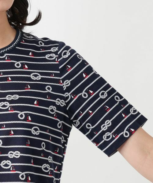 Leilian / レリアン カットソー | プリントTシャツ【Leilian WHITE LABEL】 | 詳細12