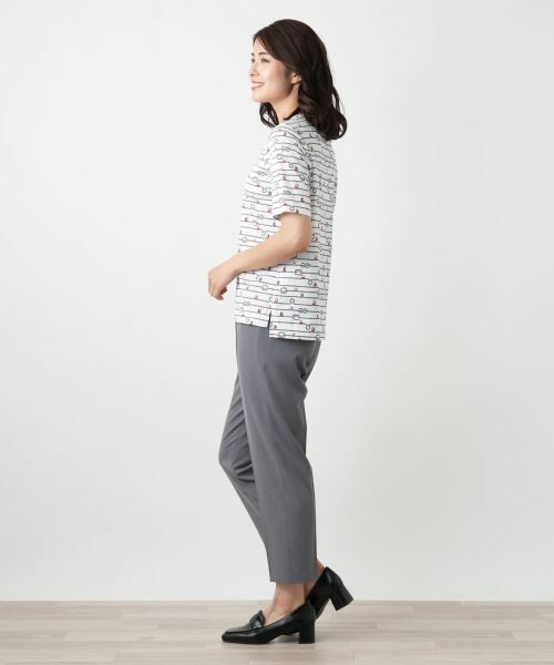 Leilian / レリアン カットソー | プリントTシャツ【Leilian WHITE LABEL】 | 詳細2