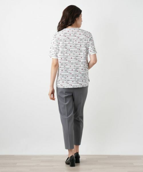 Leilian / レリアン カットソー | プリントTシャツ【Leilian WHITE LABEL】 | 詳細3