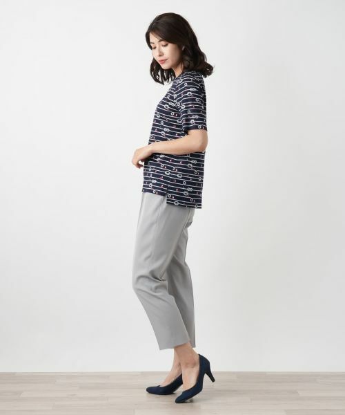 Leilian / レリアン カットソー | プリントTシャツ【Leilian WHITE LABEL】 | 詳細5