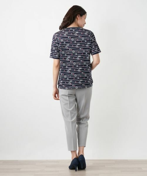 Leilian / レリアン カットソー | プリントTシャツ【Leilian WHITE LABEL】 | 詳細6