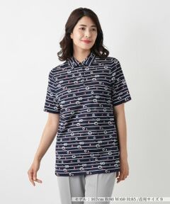 Leilian / レリアン ポロシャツ | プリントポロシャツ【Leilian WHITE LABEL】