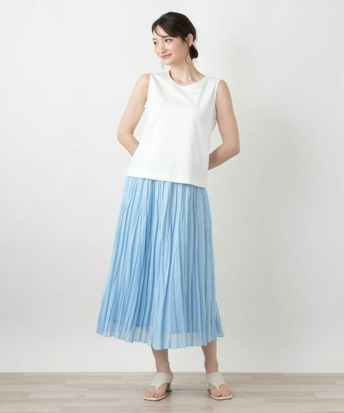 Leilian / レリアン カットソー | ノースリーブカットソー【Leilian WHITE LABEL】 | 詳細1