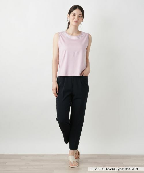 Leilian / レリアン カットソー | ノースリーブカットソー【Leilian WHITE LABEL】 | 詳細10