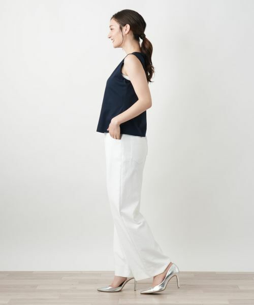 Leilian / レリアン カットソー | ノースリーブカットソー【Leilian WHITE LABEL】 | 詳細5