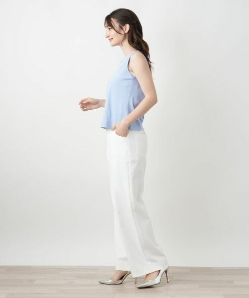 Leilian / レリアン カットソー | ノースリーブカットソー【Leilian WHITE LABEL】 | 詳細8