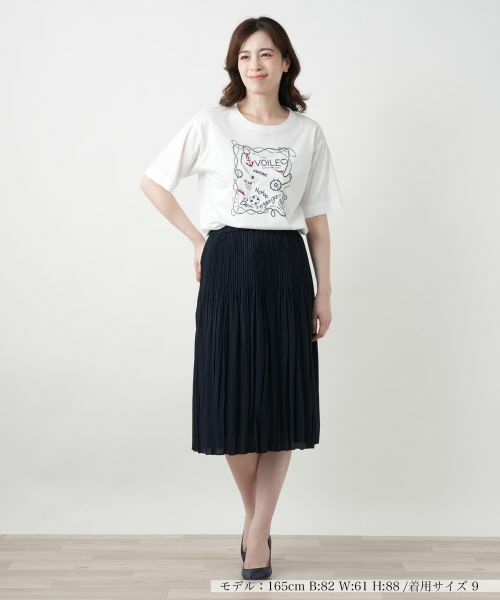 Leilian / レリアン カットソー | スパンコール刺繍Tシャツ【Leilian WHITE LABEL】 | 詳細4