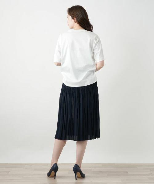 Leilian / レリアン カットソー | スパンコール刺繍Tシャツ【Leilian WHITE LABEL】 | 詳細6