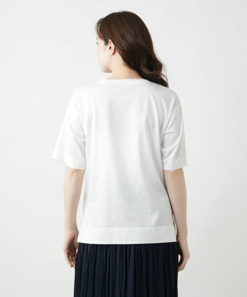Leilian / レリアン カットソー | スパンコール刺繍Tシャツ【Leilian WHITE LABEL】 | 詳細9