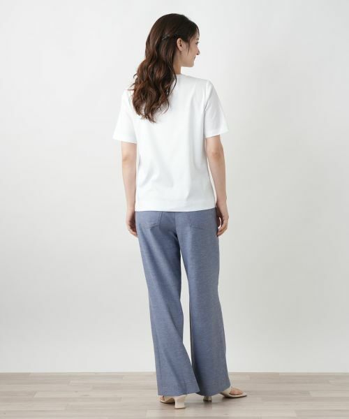 Leilian / レリアン Tシャツ | リボンモチーフプリントTシャツ【Leilian WHITE LABEL】 | 詳細3