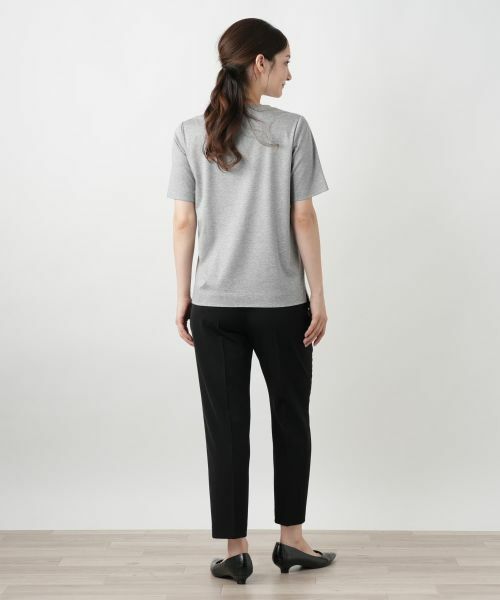 Leilian / レリアン Tシャツ | リボンモチーフプリントTシャツ【Leilian WHITE LABEL】 | 詳細6