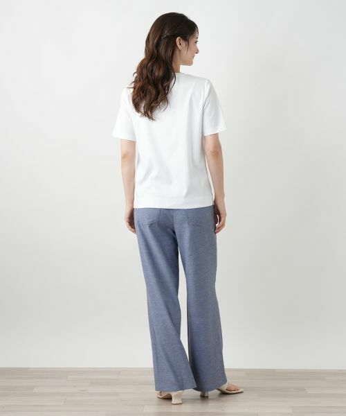 Leilian / レリアン Tシャツ | リボンモチーフプリントTシャツ【Leilian WHITE LABEL】 | 詳細9