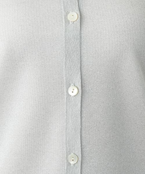 Leilian / レリアン カーディガン・ボレロ | ラメクルーネックカーディガン【Leilian WHITE LABEL】 | 詳細13