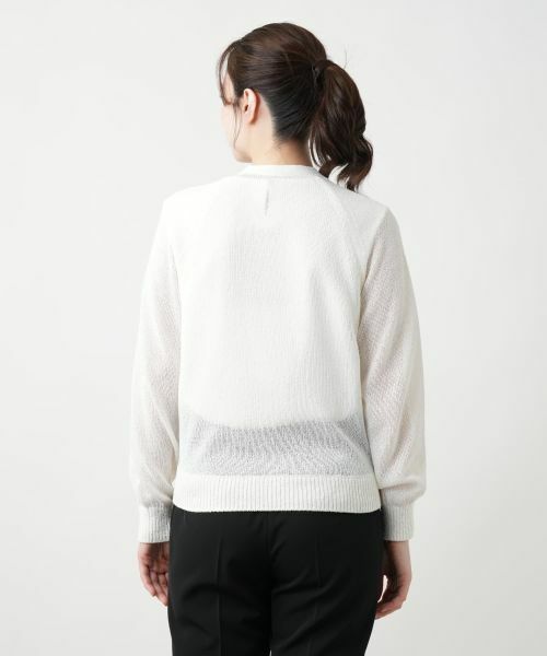 Leilian / レリアン カーディガン・ボレロ | Vネックカーディガン【Leilian WHITE LABEL】 | 詳細12