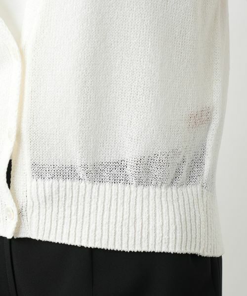 Leilian / レリアン カーディガン・ボレロ | Vネックカーディガン【Leilian WHITE LABEL】 | 詳細16