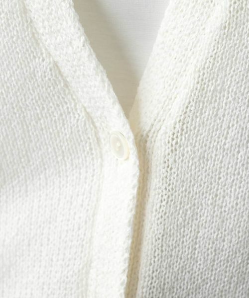Leilian / レリアン カーディガン・ボレロ | Vネックカーディガン【Leilian WHITE LABEL】 | 詳細17