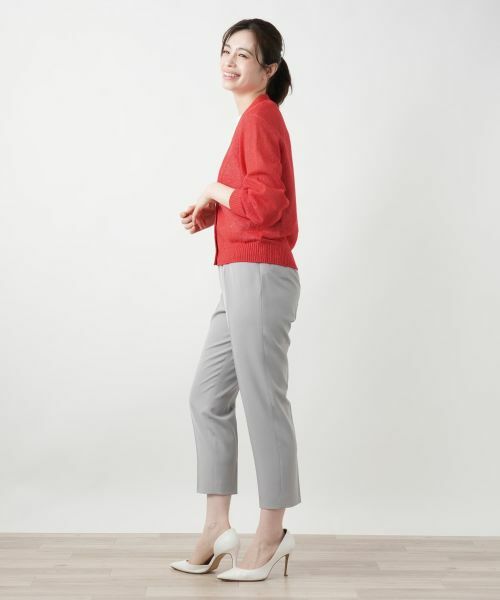 Leilian / レリアン カーディガン・ボレロ | Vネックカーディガン【Leilian WHITE LABEL】 | 詳細2