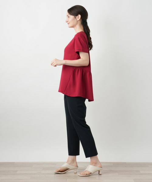 Leilian / レリアン カットソー | バックギャザー切替カットソー【Leilian WHITE LABEL】 | 詳細11