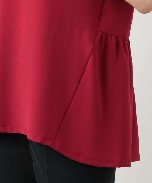 Leilian / レリアン カットソー | バックギャザー切替カットソー【Leilian WHITE LABEL】 | 詳細20