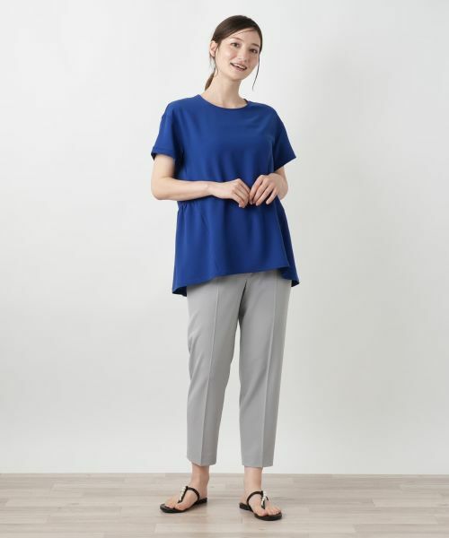 Leilian / レリアン カットソー | バックギャザー切替カットソー【Leilian WHITE LABEL】 | 詳細4