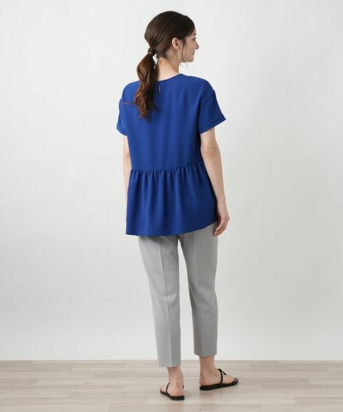 Leilian / レリアン カットソー | バックギャザー切替カットソー【Leilian WHITE LABEL】 | 詳細6