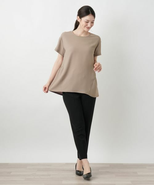 Leilian / レリアン カットソー | バックギャザー切替カットソー【Leilian WHITE LABEL】 | 詳細7