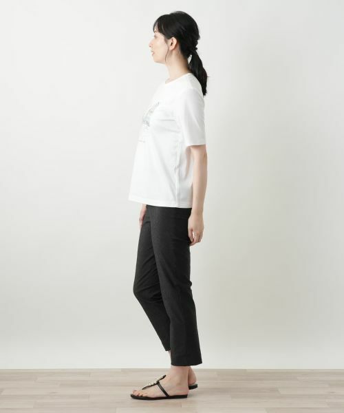 Leilian / レリアン Tシャツ | プリントカットソー【Leilian WHITE LABEL】 | 詳細2