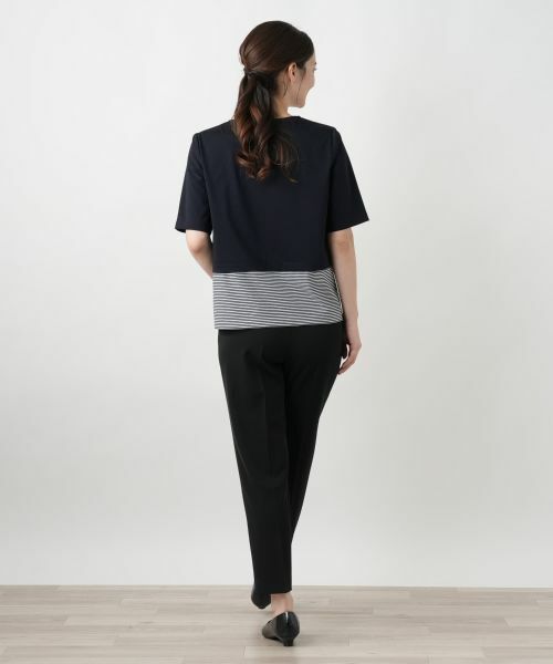 Leilian / レリアン カットソー | ボタン刺繍Tシャツ【Leilian WHITE LABEL】 | 詳細3