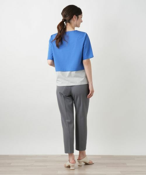 Leilian / レリアン カットソー | ボタン刺繍Tシャツ【Leilian WHITE LABEL】 | 詳細6