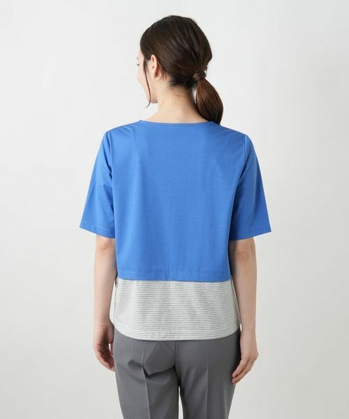 Leilian / レリアン カットソー | ボタン刺繍Tシャツ【Leilian WHITE LABEL】 | 詳細9